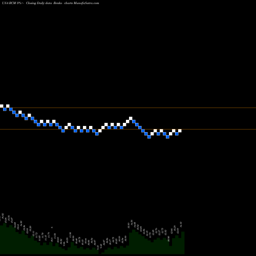 Free Renko charts R1 RCM Inc. RCM share USA Stock Exchange 
