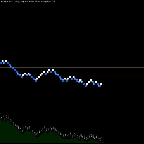 Free Renko charts San Juan Basin Royalty Trust SJT share USA Stock Exchange 