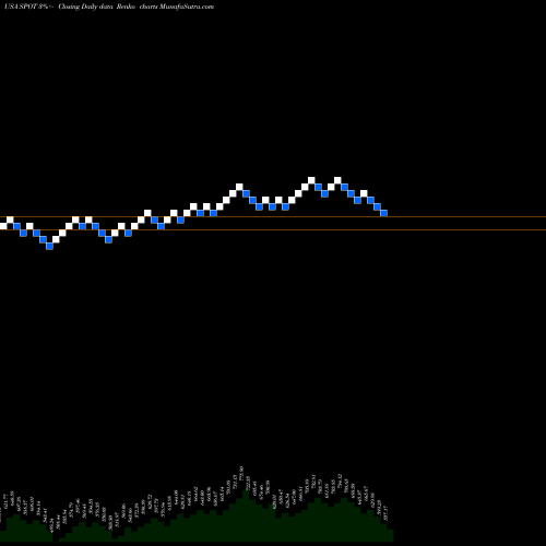 Free Renko charts Spotify Technology S.A. SPOT share USA Stock Exchange 