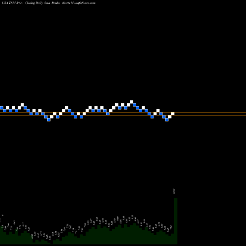 Free Renko charts TSR, Inc. TSRI share USA Stock Exchange 