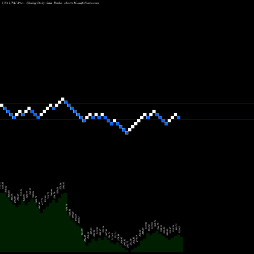 Free Renko charts UnitedHealth Group Incorporated UNH share USA Stock Exchange 