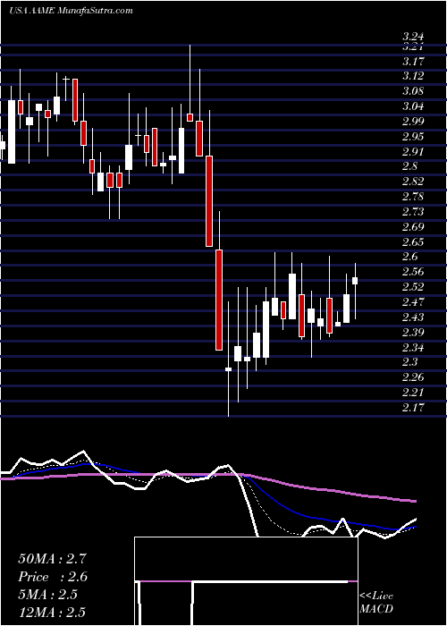  Daily chart Atlantic American Corporation