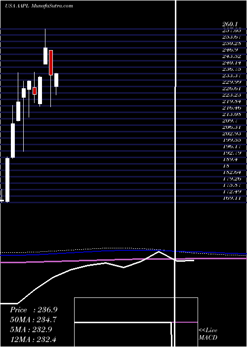  monthly chart AppleInc