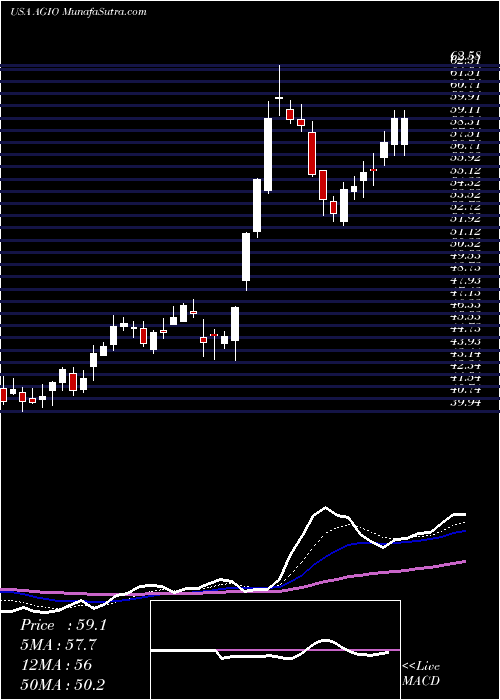  Daily chart Agios Pharmaceuticals, Inc.