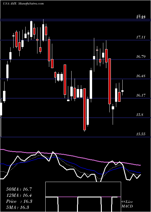  Daily chart America Movil, S.A.B. De C.V.