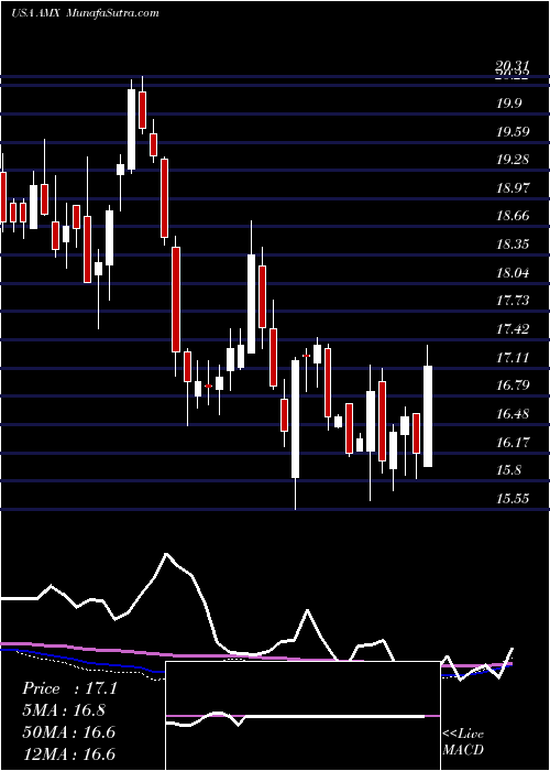  weekly chart AmericaMovil