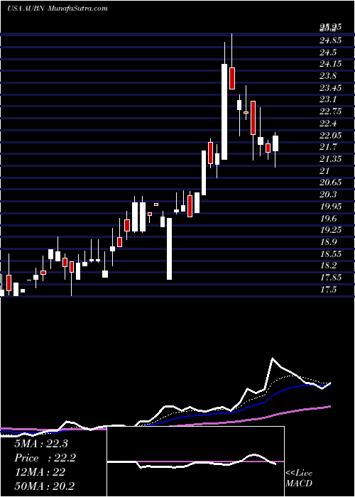  Daily chart AuburnNational