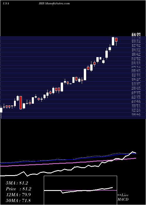  weekly chart ProsharesUltra