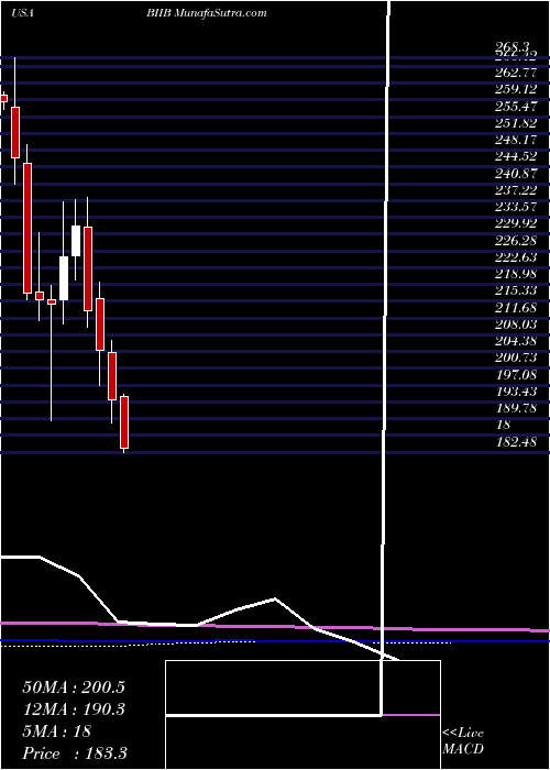  monthly chart BiogenInc