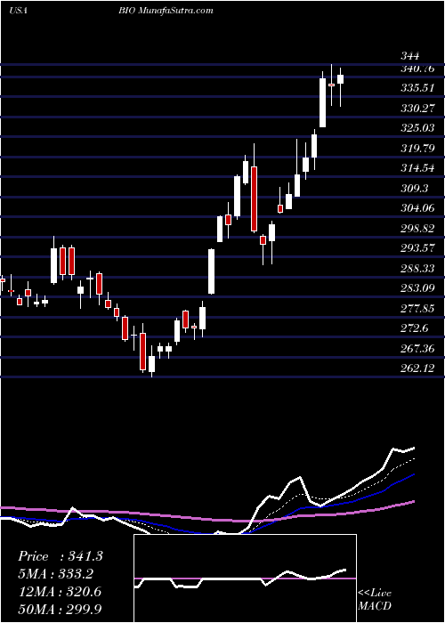  Daily chart BioRad