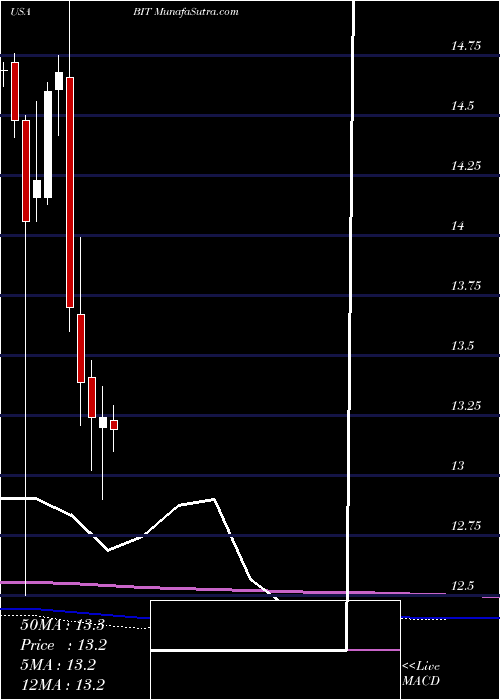  monthly chart BlackrockMulti