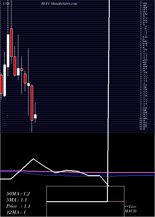  monthly chart BridgelineDigital