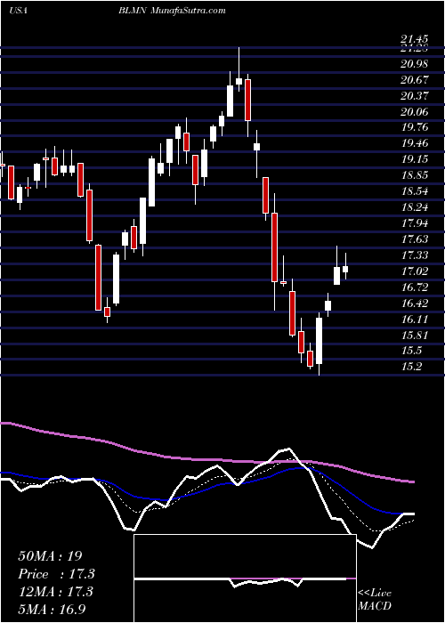  Daily chart Bloomin' Brands, Inc.