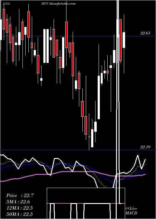  Daily chart BlackrockMunicipal