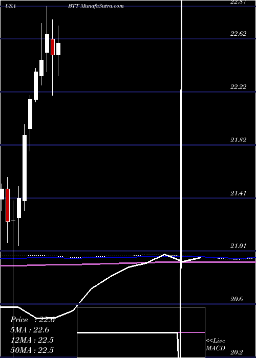  monthly chart BlackrockMunicipal