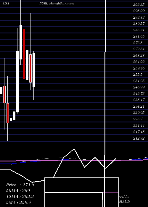  monthly chart BurlingtonStores