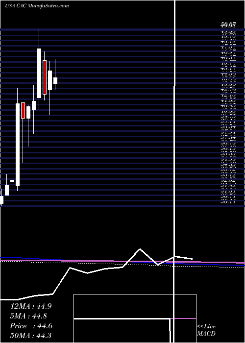  monthly chart CamdenNational