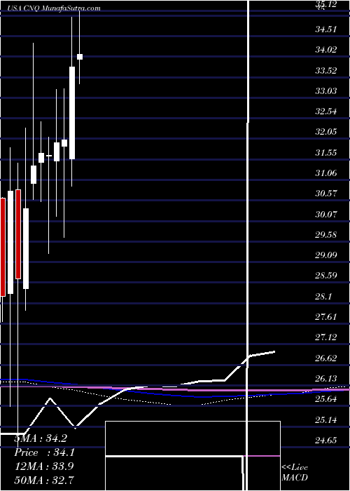  monthly chart CanadianNatural