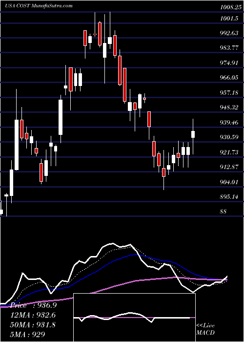  Daily chart Costco Wholesale Corporation