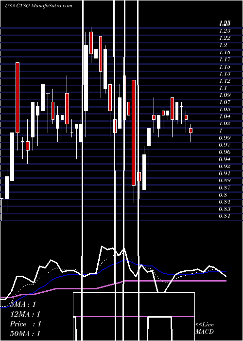  Daily chart CytosorbentsCorporation