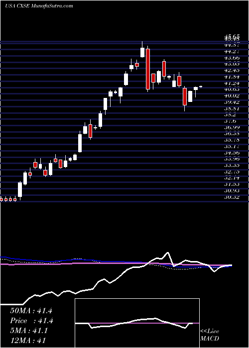  weekly chart WisdomtreeChina