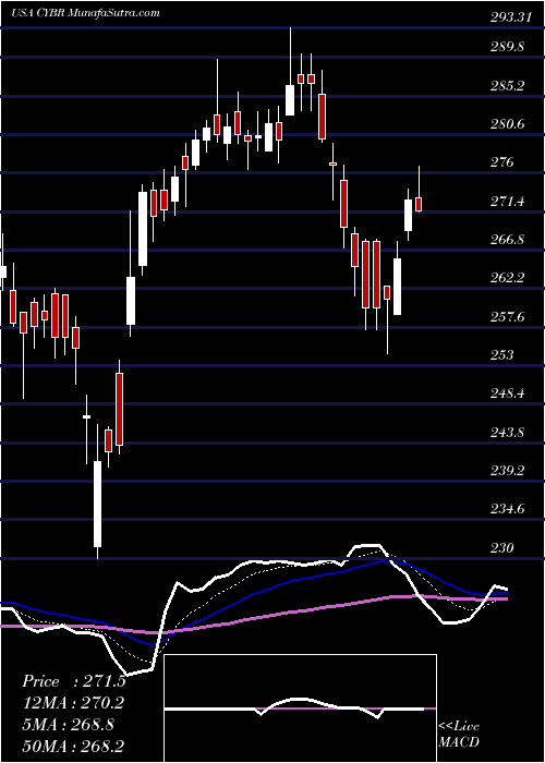  Daily chart CyberArk Software Ltd.