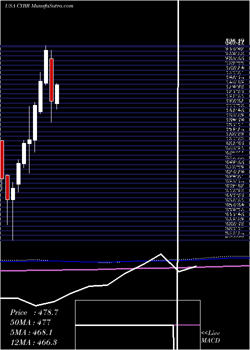  monthly chart CyberarkSoftware