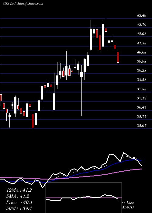  Daily chart DarlingIngredients