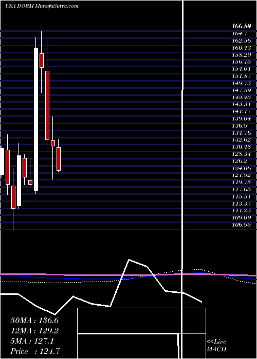  monthly chart DormanProducts