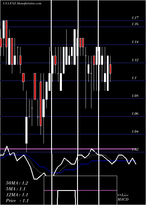  Daily chart EnzoBiochem