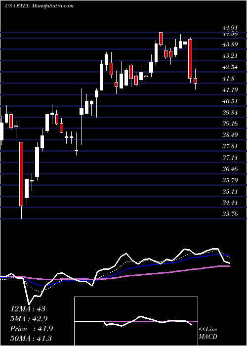  Daily chart ExelixisInc
