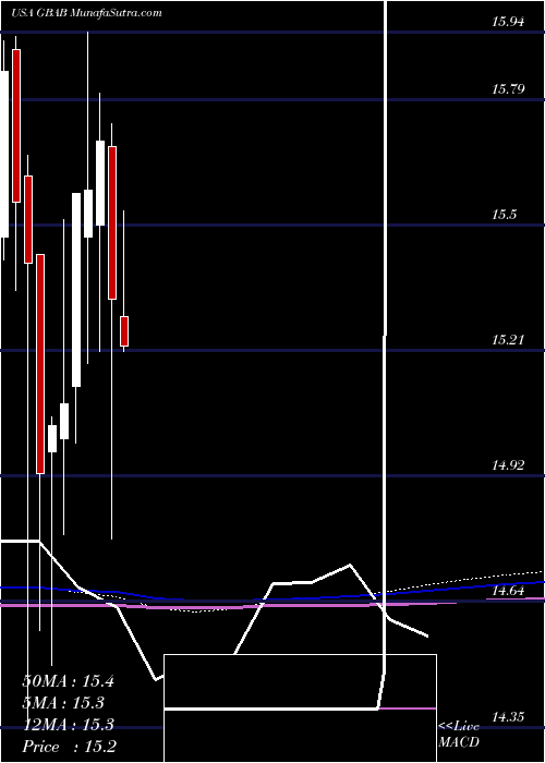  monthly chart GuggenheimTaxable