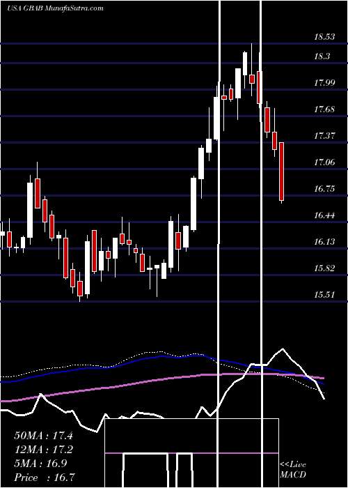  weekly chart GuggenheimTaxable
