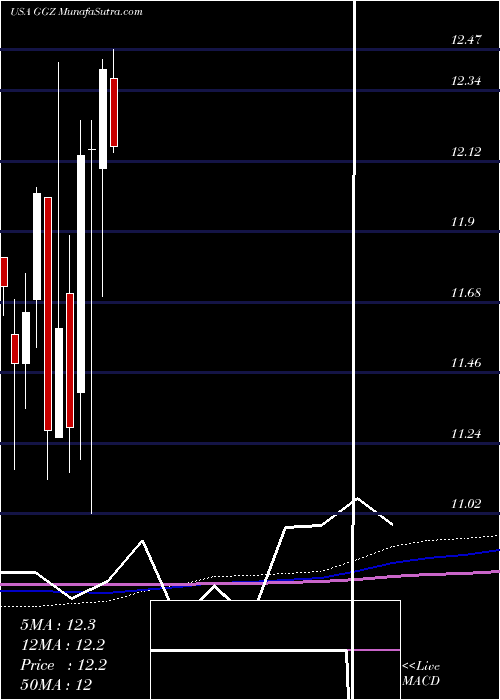  monthly chart GabelliGlobal