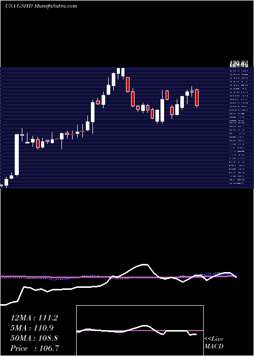  weekly chart GooseheadInsurance