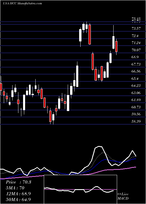  Daily chart Warrior Met Coal, Inc.