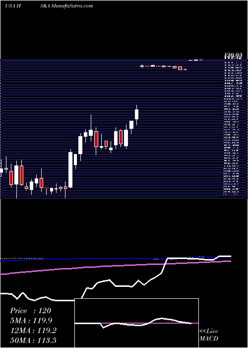  weekly chart HeskaCorporation