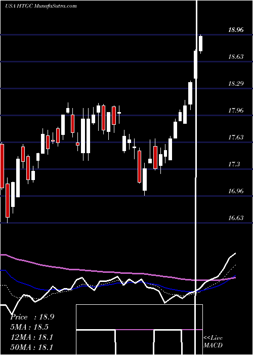  Daily chart HerculesCapital