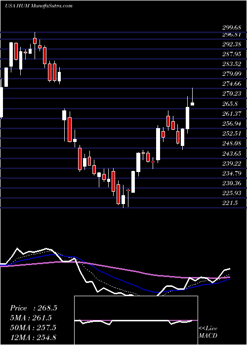  Daily chart Humana Inc.