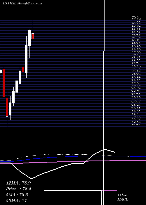  monthly chart HexcelCorporation