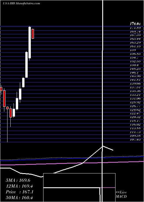  monthly chart IsharesNasdaq