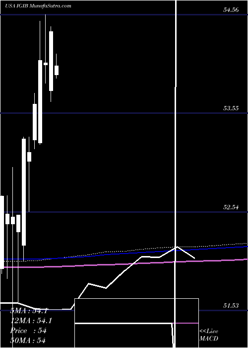  monthly chart IsharesIntermediate