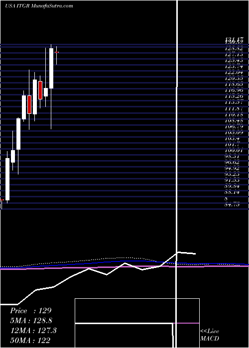  monthly chart IntegerHoldings