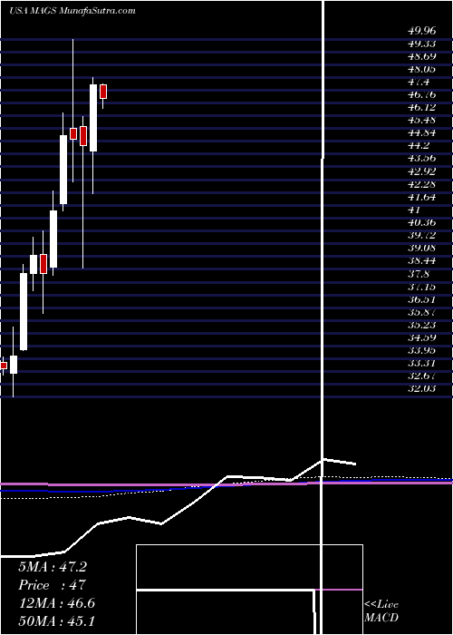  monthly chart MagalSecurity