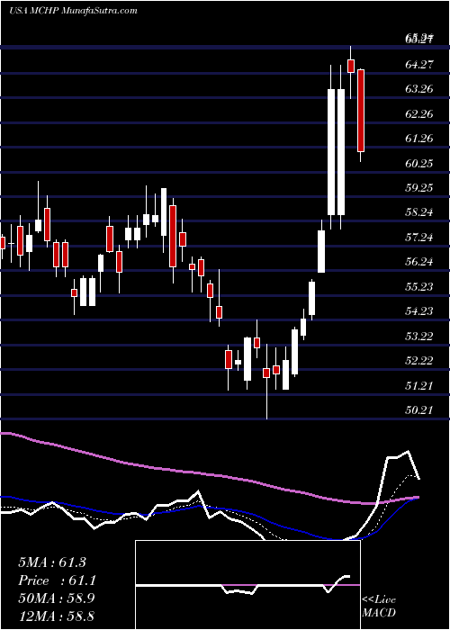  Daily chart MicrochipTechnology