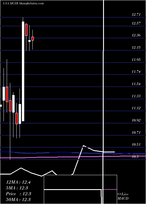  monthly chart MagyarBancorp