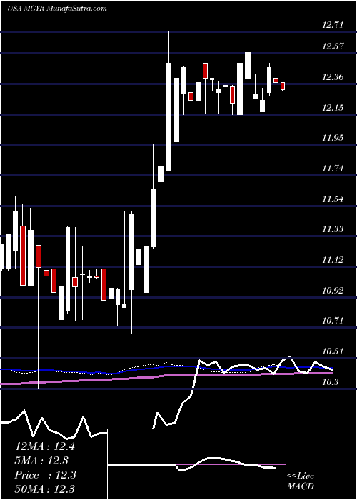  weekly chart MagyarBancorp
