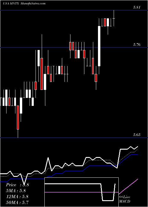  Daily chart ManitexInternational