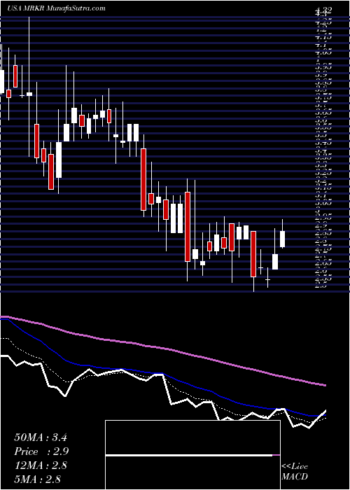  Daily chart Marker Therapeutics, Inc.