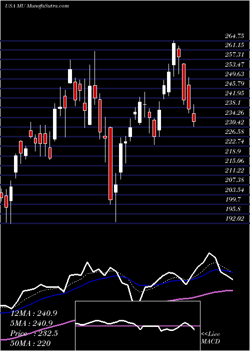  Daily chart MicronTechnology